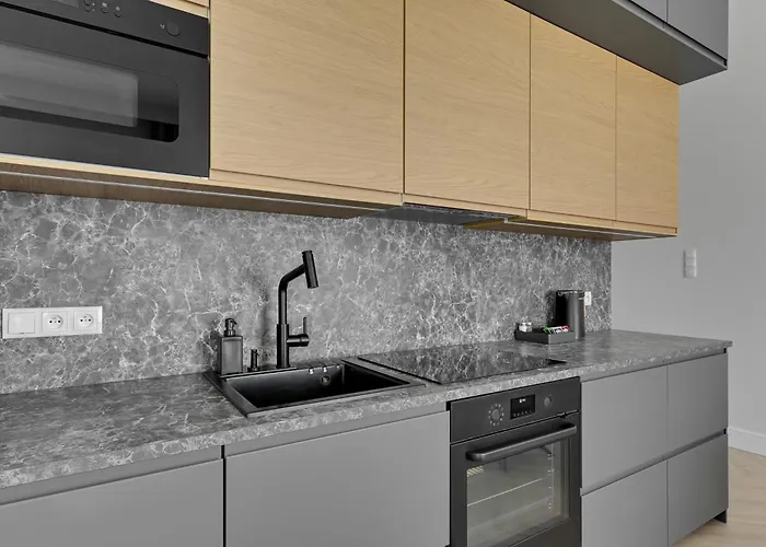 Nadmorski Dwor Premium With Parking Sauna & Gym By Lion Apartmán